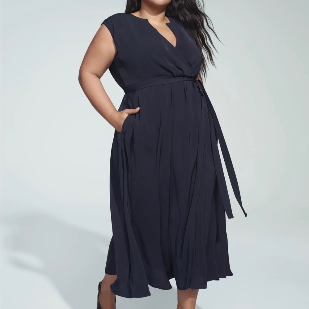 18 Jason Wu/ Eloquii wrap maxi dress.